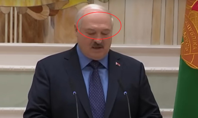 Łukaszenko nie utrzymywał kontaktu wzrokowego
