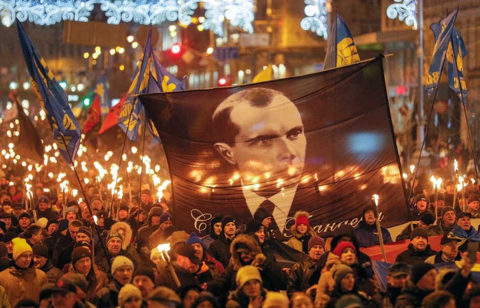Nacionalističke partije Ukrajine obeležavaju 113. rođendan Stepana Bandere u Kijevu 1. januara