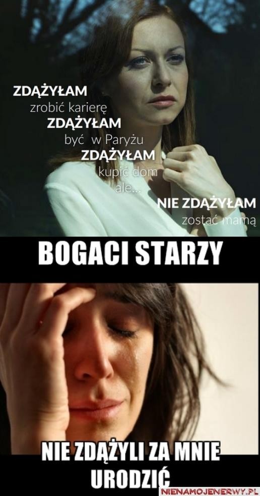 memy zdążyłam zostać mamą