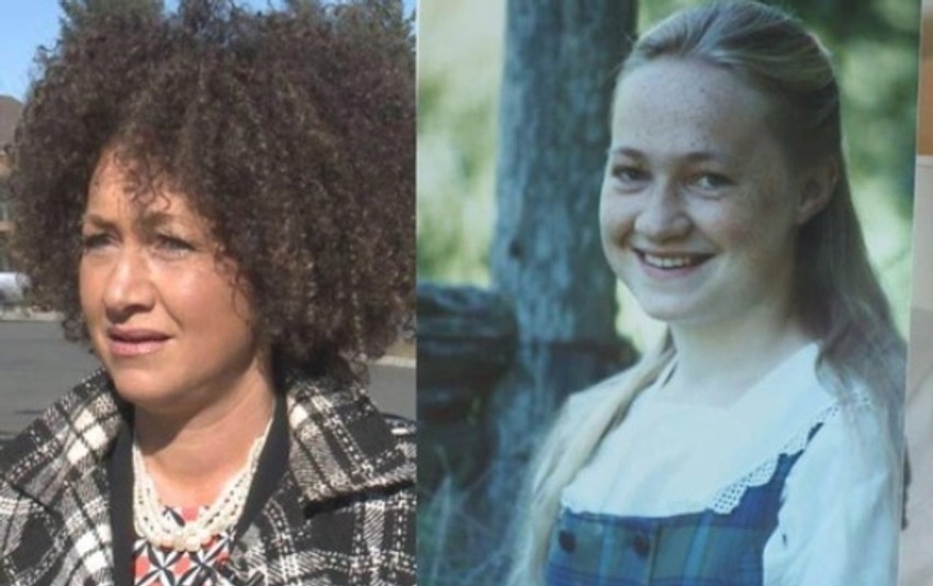 Rejčel Doležal sada (levo) i kada je bila devojčica (desno)