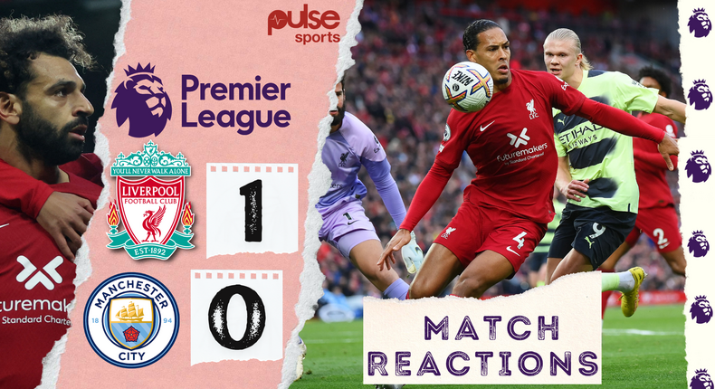 Liverpool defeated Man City in the Premier League on Sunday