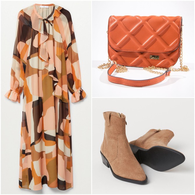 Haljina „Mango“, tašna „P.... S.... fashion“, kaubojke „H&M