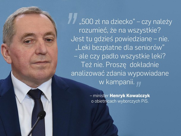 Henryk Kowalczyk rząd Szydło polityka PiS Prawo i Sprawiedliwość