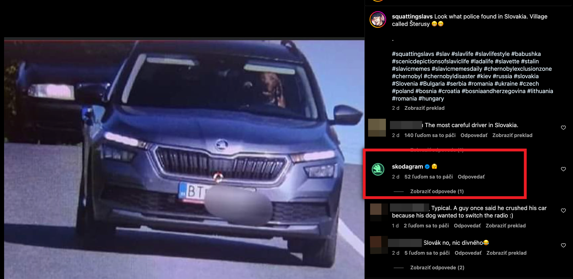 Psa za volantom si všimli aj zahraničí.