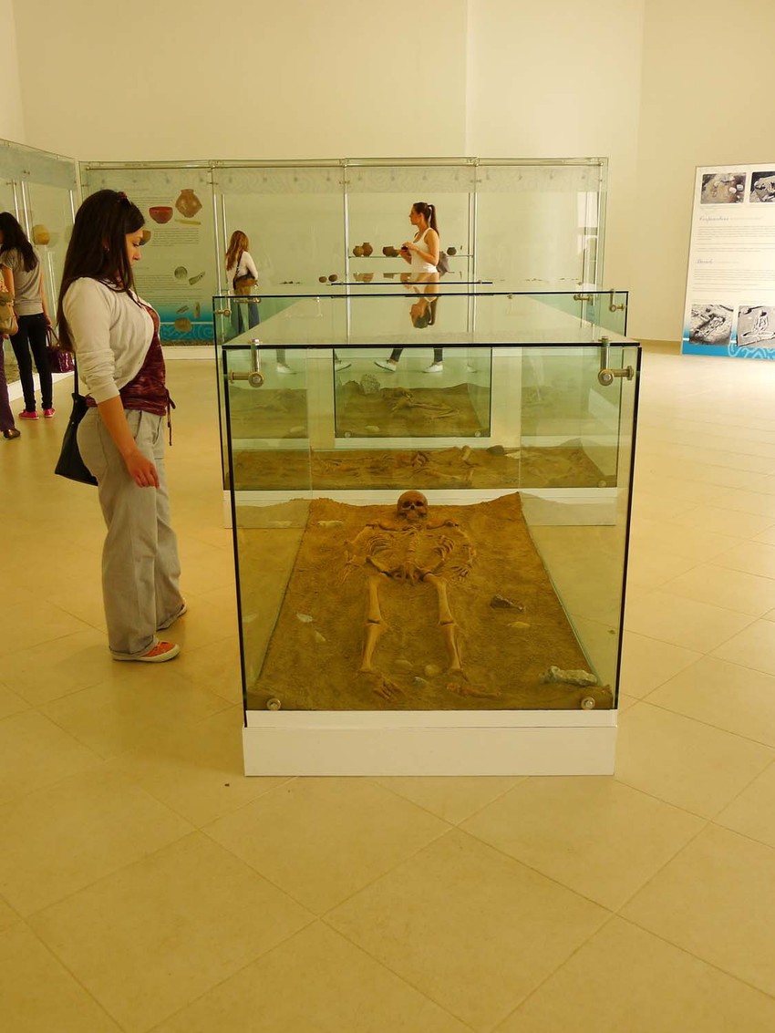 Eksponati u Lepenskom viru