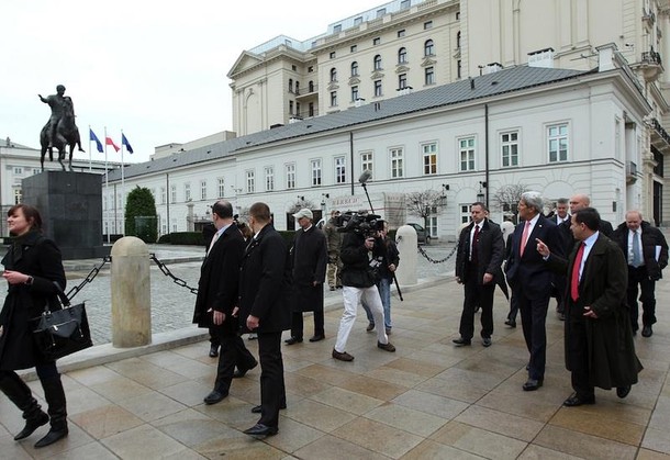 WARSZAWA JOHN KERRY WIZYTA KRAKOWSKIE PRZEDMIEŚCIE