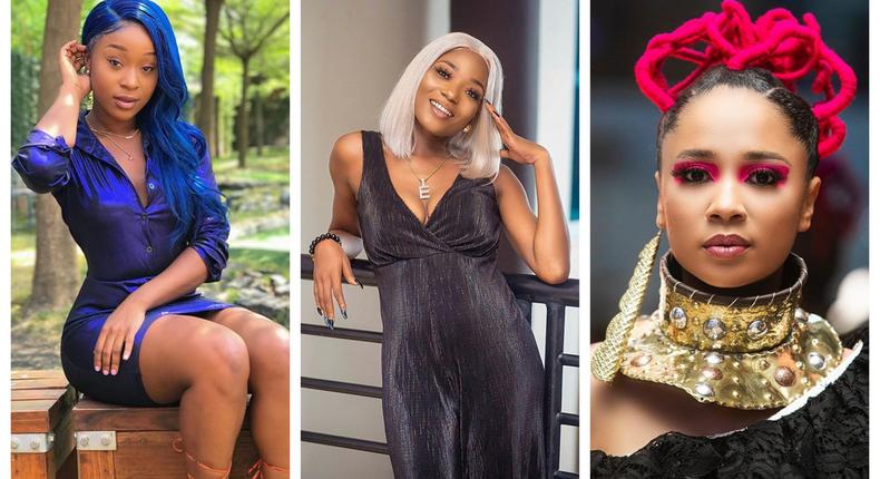 Efia Odo, Efya and Deborah Vanessa serving us with awesome hair goals