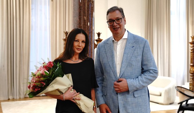 Vučić i Ketrin Zita Džouns