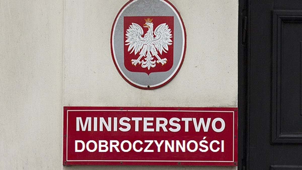 Już od lutego 2016 roku w Polsce funkcjonować będzie Ministerstwo Dobroczynności. Ministerstwo, choć niepodległe będzie szefostwu polskiego rządu, to jednak zarząd fundacji Pomaganie jest trendy, będący inicjatorem projektu oraz jego organizatorem, powołując Ministerstwo do zaistnienia, wystosował również pismo do Premier Polskiego Rządu oraz Prezydenta RP Andrzeja Dudy z prośbą o aprobatę dla projektu oraz objęcie go patronatem honorowym.