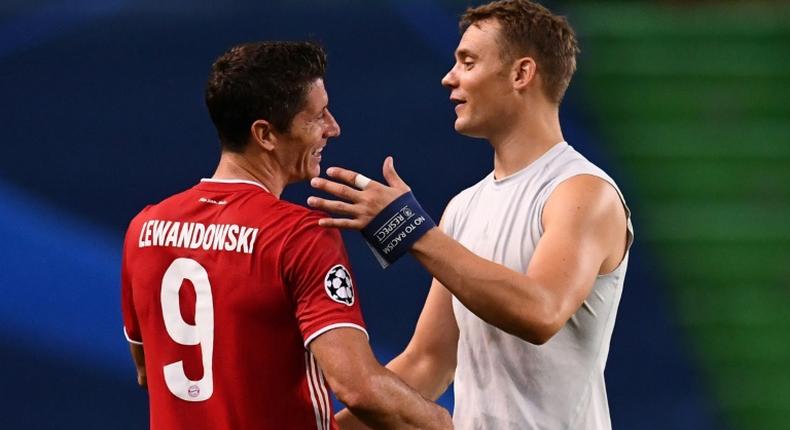 Robert Lewandowski and Manuel Neuer both starred as Bayern Munich won the Champions League