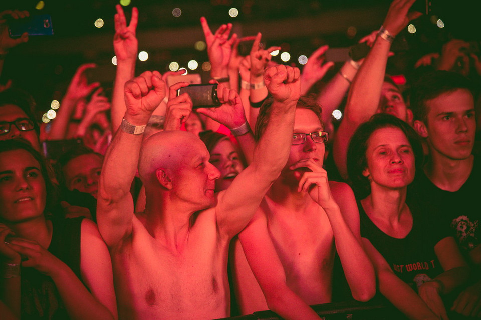 Publicznośc na koncercie AC/DC - Stadion Narodowy, Warszawa 25.07.2015