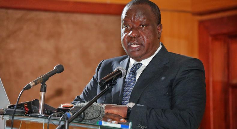 Interior Cabinet Secretary Fred Matiang'i