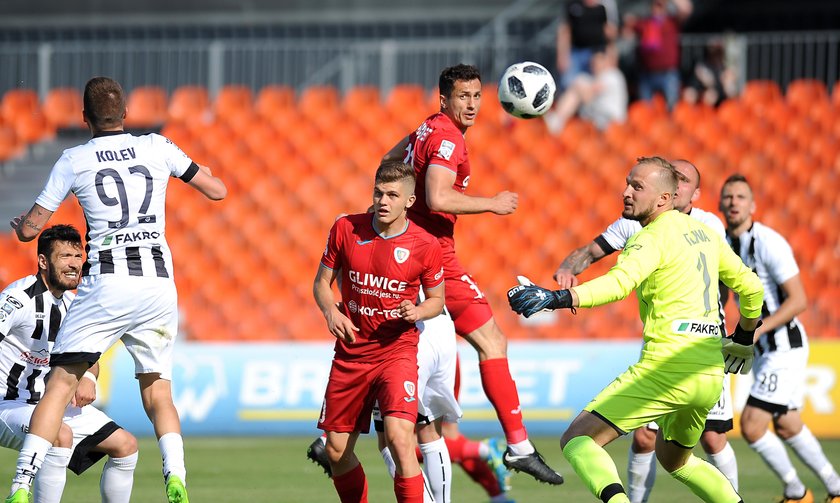 Pilka nozna. Ekstraklasa. Piast Gliwice - Lechia Gdansk. 08.05.2018