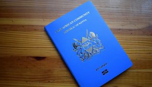 A photo of a Kenyan passport 