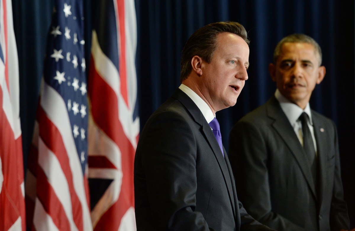 David Cameron i Barack Obama EPA/STEFAN ROUSSEAU