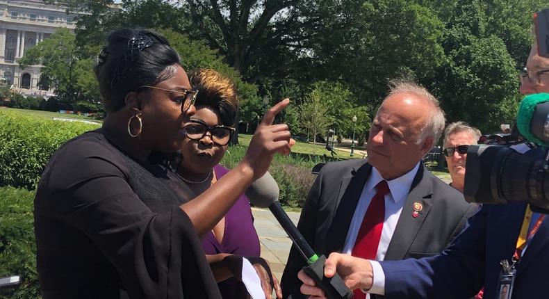 Diamond and Silk with Rep. Steve King (R-Iowa).