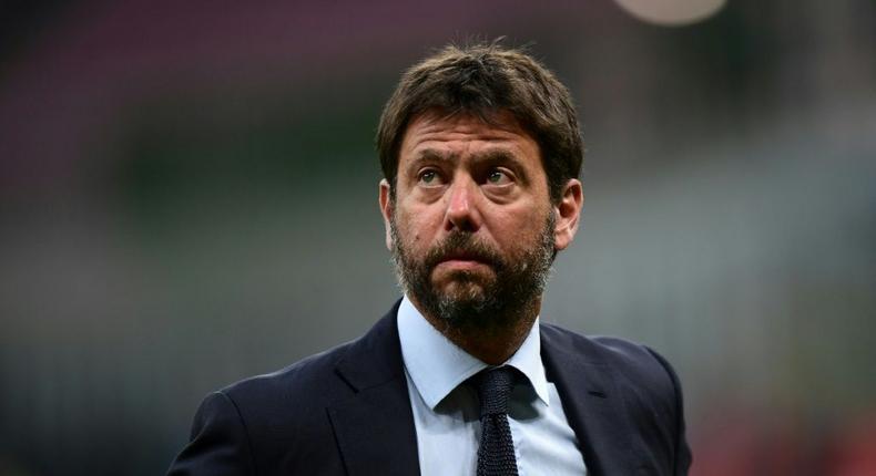 Andrea Agnelli's Juventus was one of the European Super League founding teams. Creator: Miguel MEDINA