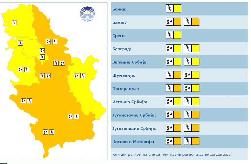 zuti meteoalarm