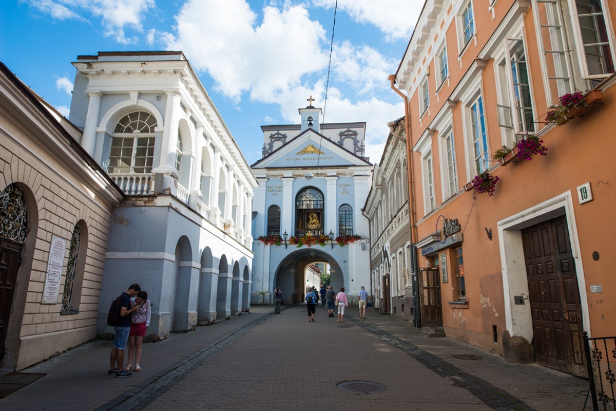 Vilnius,,Lithuania,,Circa,July,2015:,Ausros,Gate,(gate,Of,Dawn)