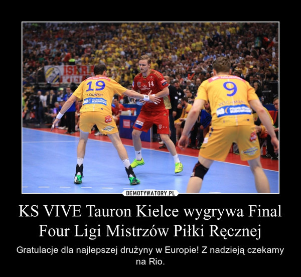 W finale Ligi Mistrzów piłkarzy ręcznych Vive Tauron Kielce pokonał MKB Veszprem - memy po meczu