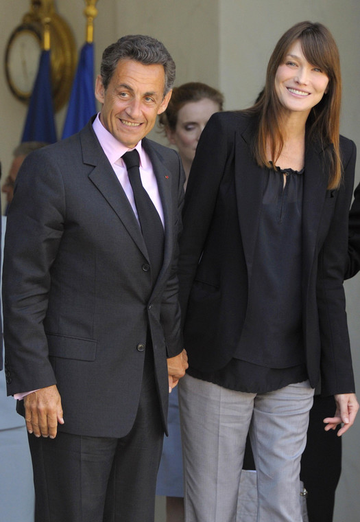 Carla Bruni i Nicolas Sarkozy, fot. Reuters