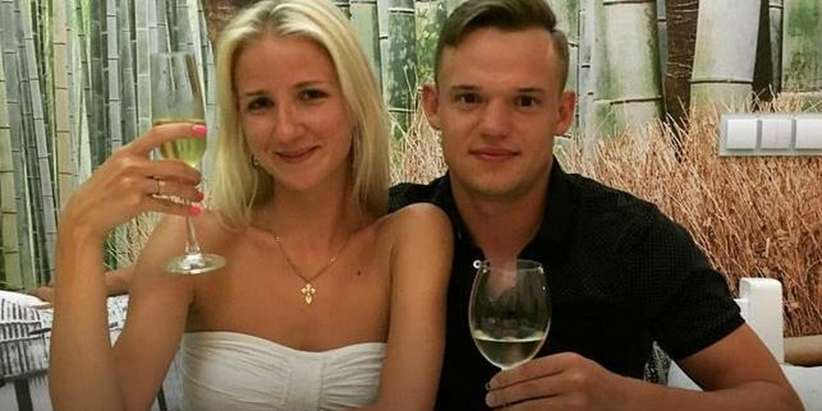 24-letni Aleksander Sierow z żoną