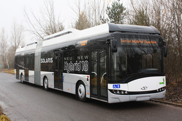 Hybrydowy autobus Solaris Urbino 18. Fot. materiały prasowe Solaris Bus & Coach