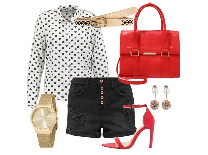 Eleganckie STYLIZACJE z dżinsowymi szortami