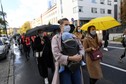 Warszawa - protest przeciwko zaostrzeniu prawa antyaborcyjnego