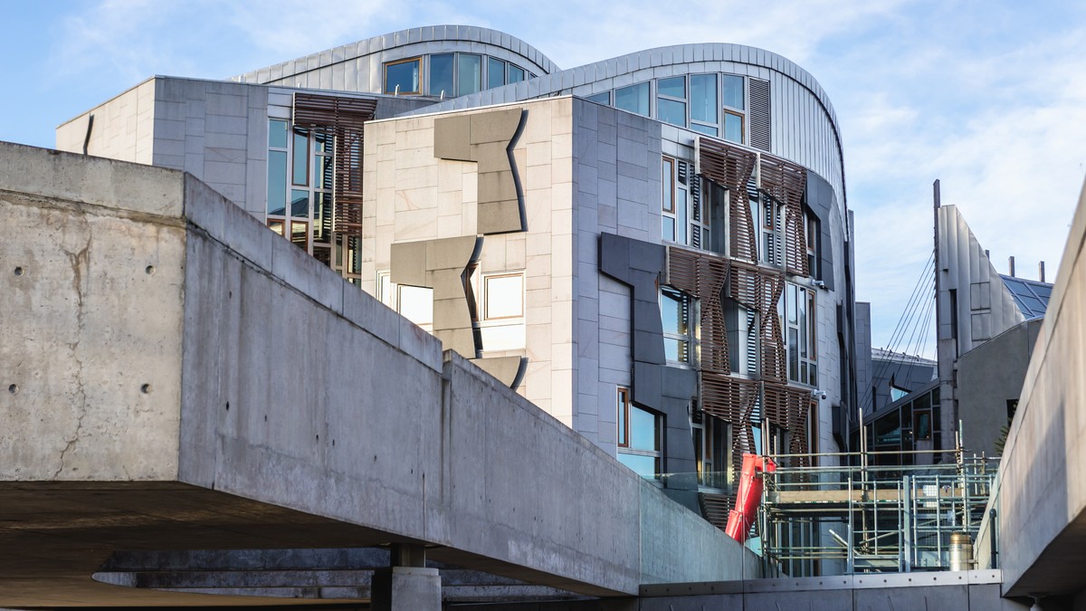 Parlament Szkocki Edynburg Szkocja
