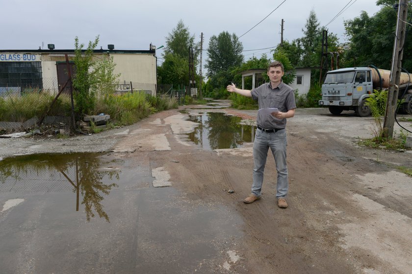 Łukasz Olbert z rady osiedla Nowy Dwór