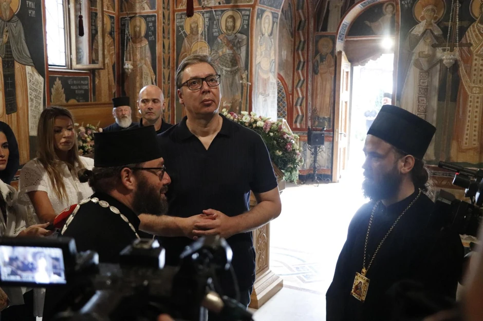 Golubac manastir Tumane Aleksandar Vučić