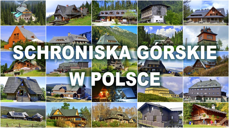 SCHRONISKA GÓRSKIE W POLSCE wykaz