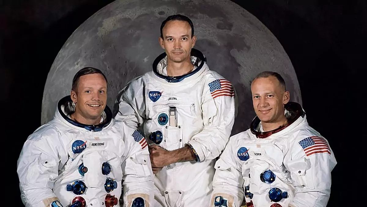 Astronauci misji Apollo 11: Neil A. Armstrong, Michael Collins, Edwin E. Aldrin Jr.