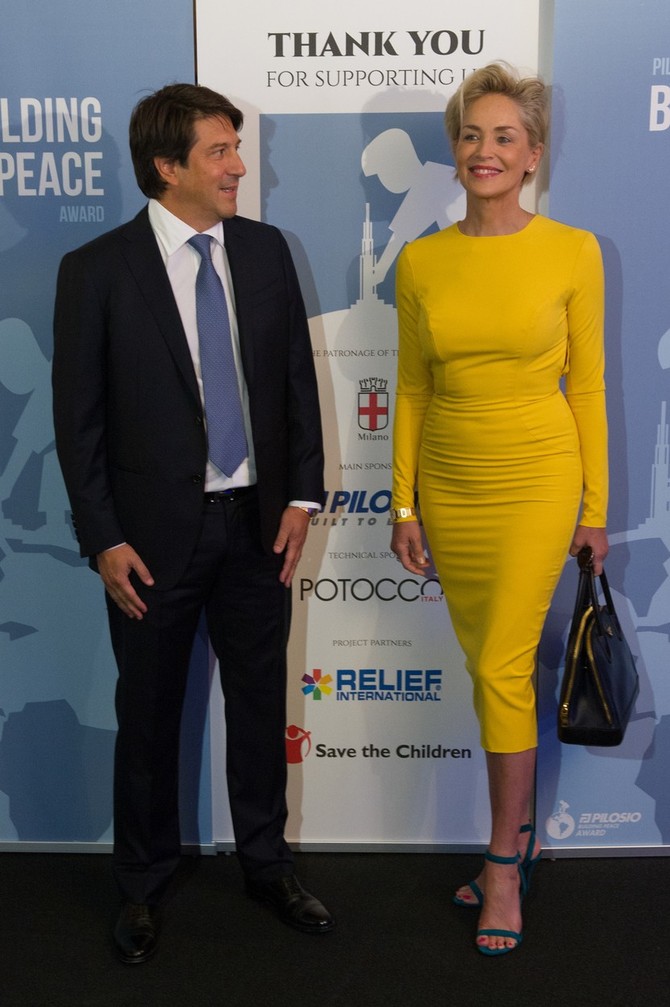 U modelu Meline Džinović holivudska zvezda se pojavila i na dodeli "Pilosio Building Peace" nagrada pre nekoliko nedelja u Milanu
