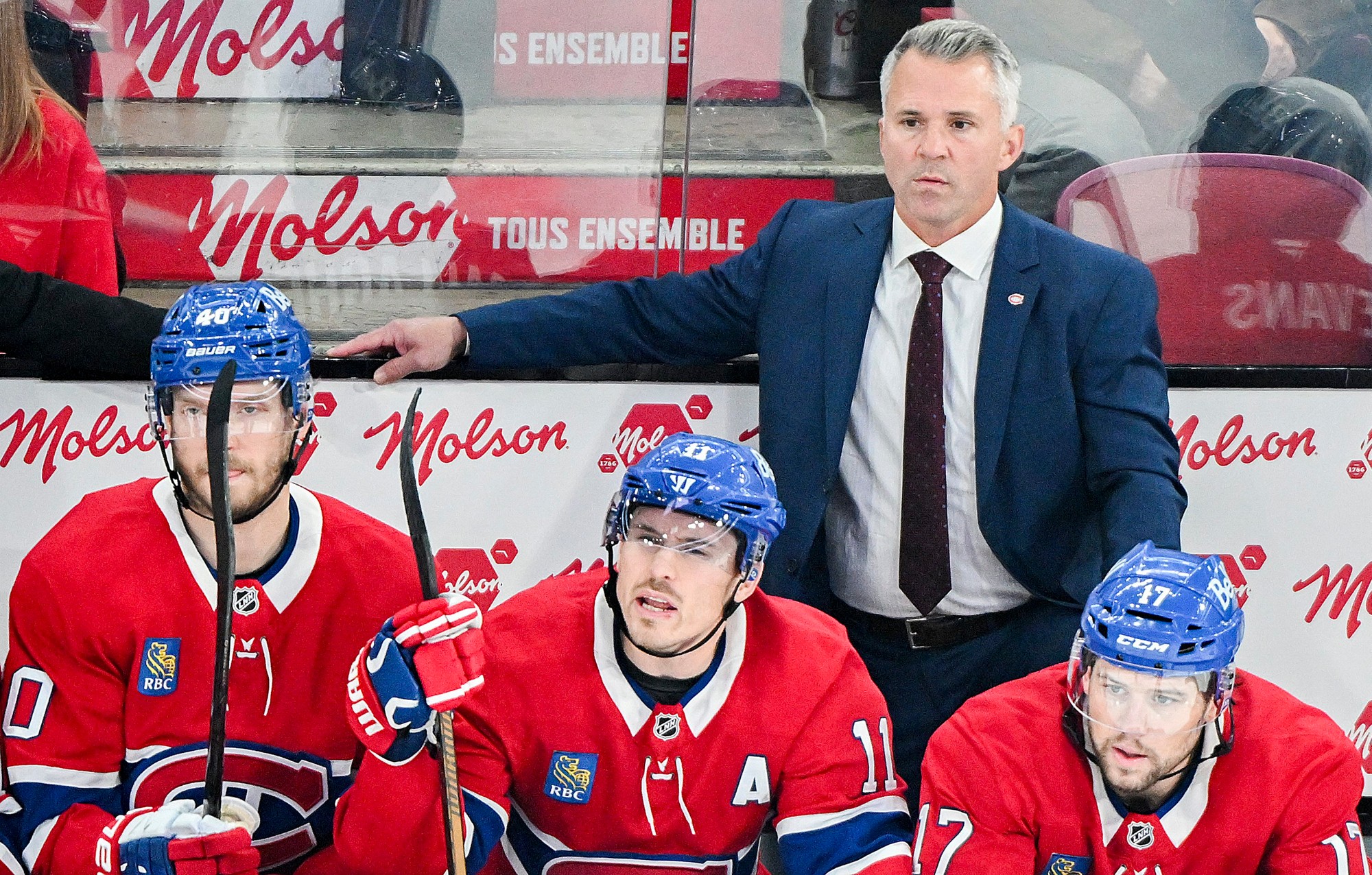 Tréner Montrealu Canadiens Martin St. Louis.