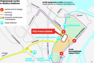 Euro 2012: W Gdańsku będą ograniczenia w ruchu, ale mało uciążliwe