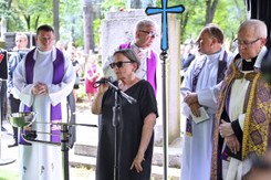 Agnieszka Holland na pogrzebie Jerzego Stuhra. 'Odszedł w dobrym momencie'