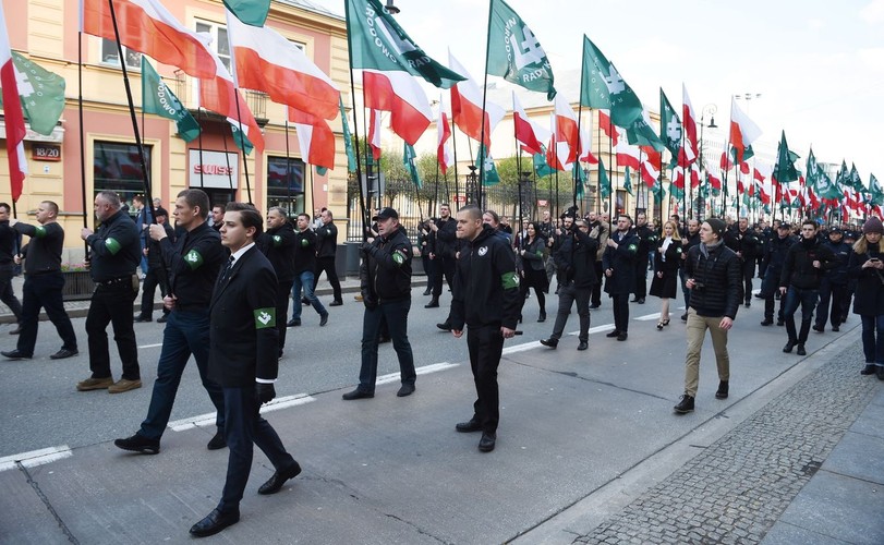Rocznicowy marsz ONR i kontrdemonstracja Obywateli RP