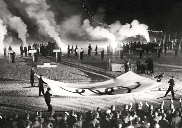 Otwarcie Igrzysk Olimpijskich w Garmisch-Partenkirchen w 1936 r.