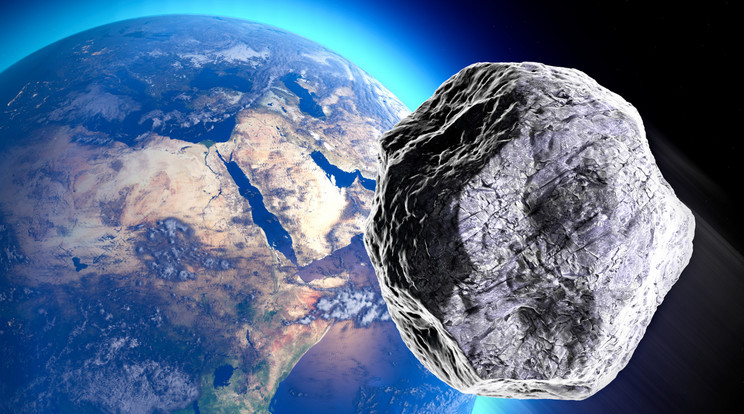 Az Apophis 2029 áprilisában nagyon közel kerül majd a Földhöz, feljegyzések szerint eddig még egyetlen aszteroida sem közelítette meg ennyire a bolygónkat. / Illusztráció Getty Images