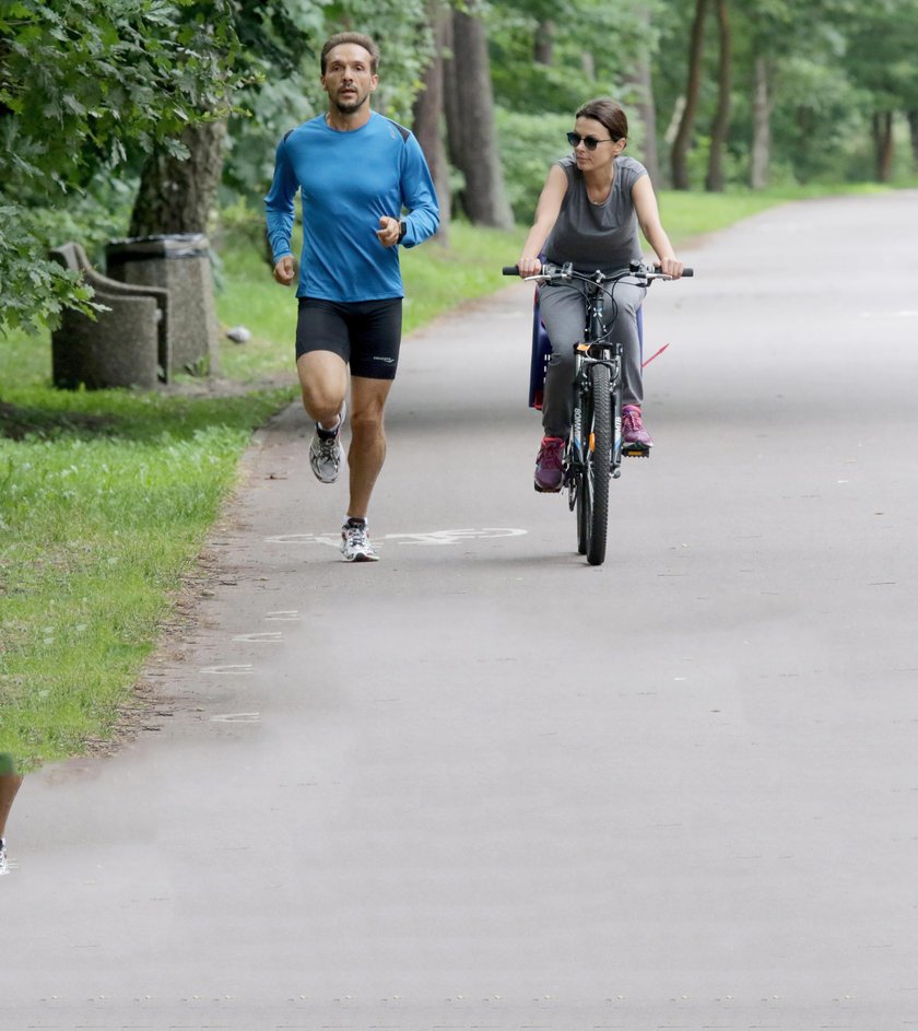 Katarzyna Glinka z partnerem