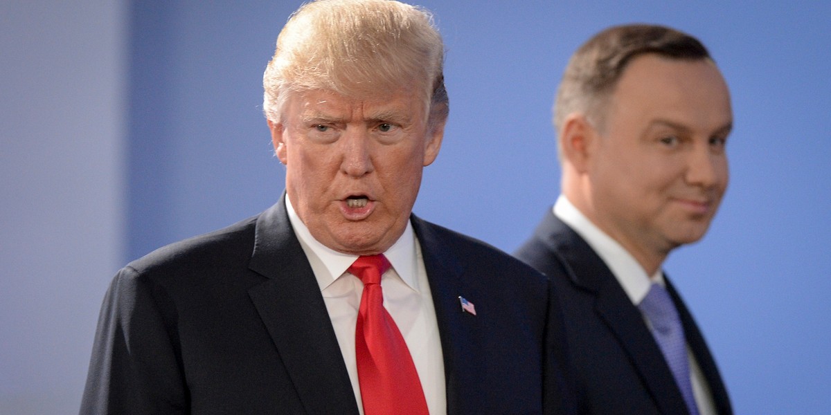 Donald Trump wylatuje z Polski z dobrymi umowami