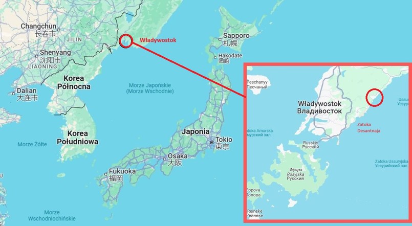 Baza, w której doszło do eksplozji, znajduje się pod Władywostokiem