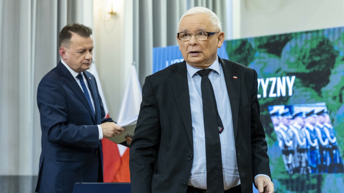 Jarosław Kaczyński i Mariusz Błaszczak