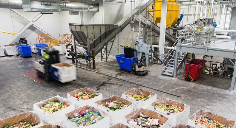 A Divert food waste facility in Freetown, Mass.Divert