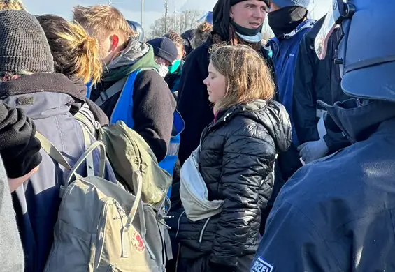 Greta Thunberg zatrzymana przez policję. Aktywistka brała udział w proteście w Niemczech [wideo]