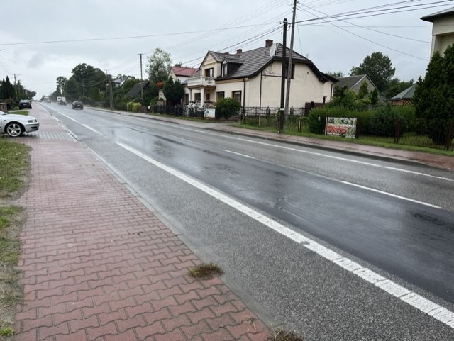 Ulica Kielecka w Bielinach.