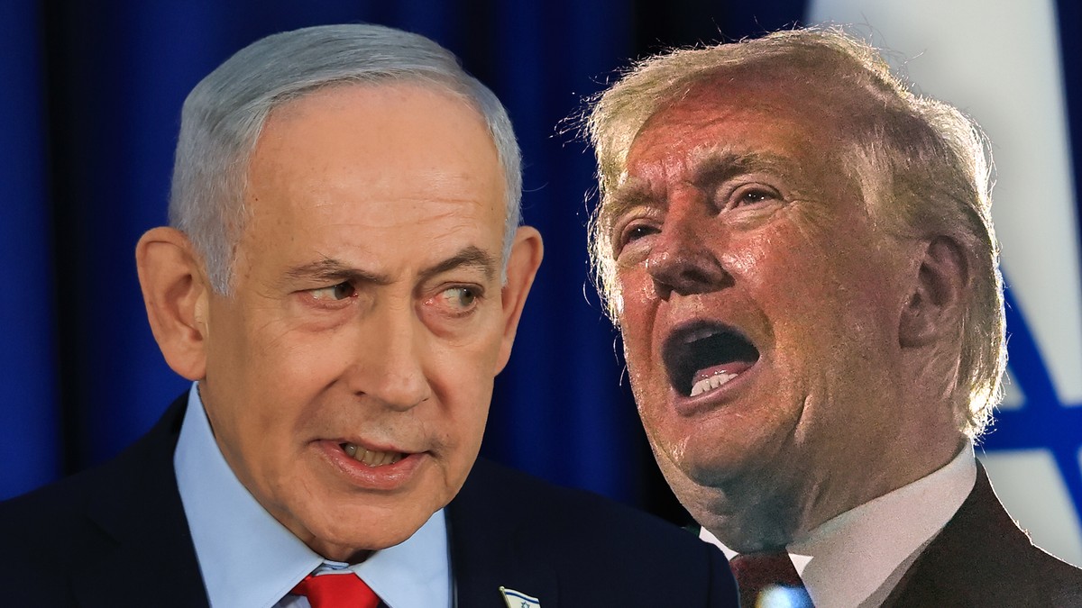Donald Tramp i Benjamin Netanjahu 