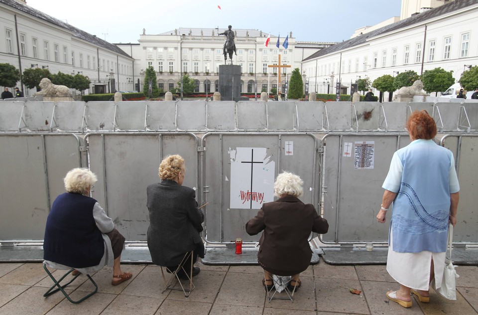 WARSZAWA KRZYŻ PAŁAC PREZYDENCKI